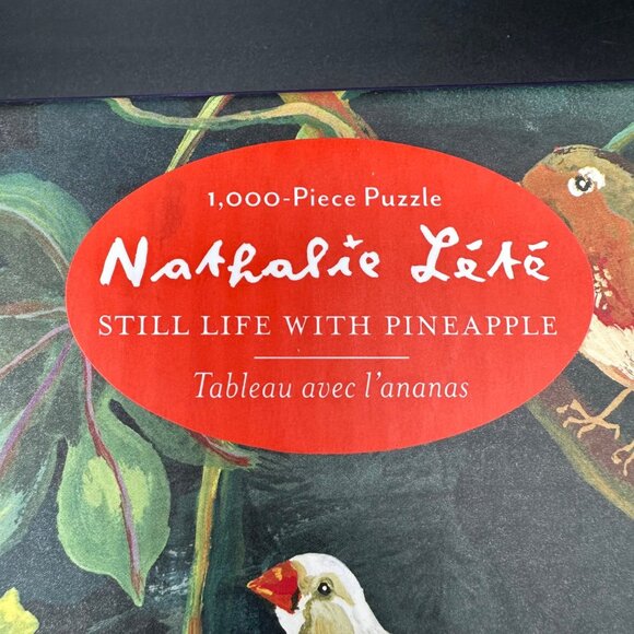 Nathalie Lete 1000 Piece Puzzle Still Life Pineapple Fruit Horse Jigsaw Complete - Picture 7 of 12